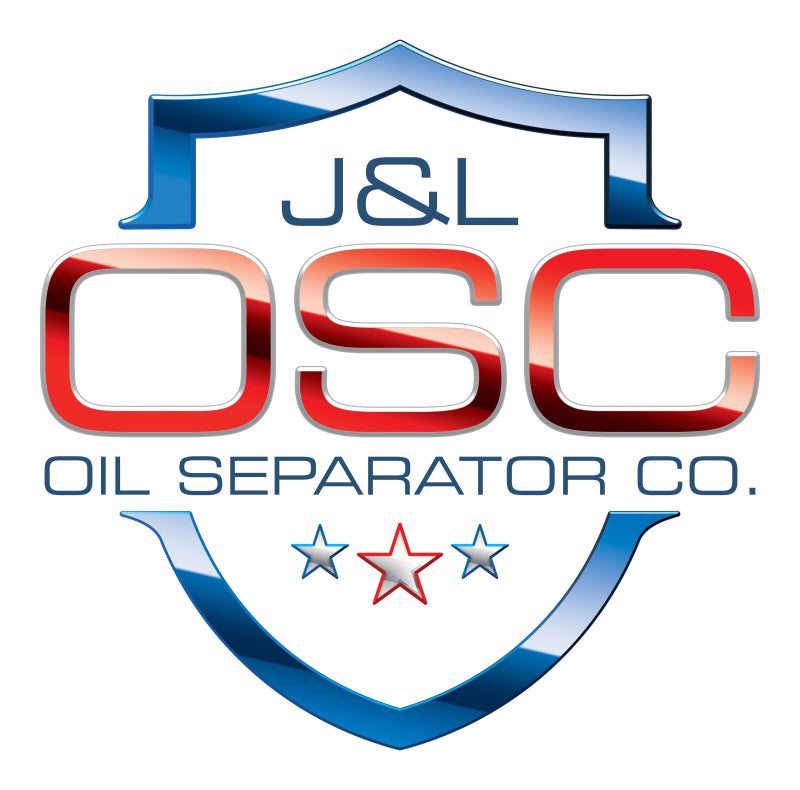 J&L 20-24 Chevy Silverado/GMC Sierra 2500/3500 6.6L Drivers Side Oil Separator 3.0 - Black Anodi
