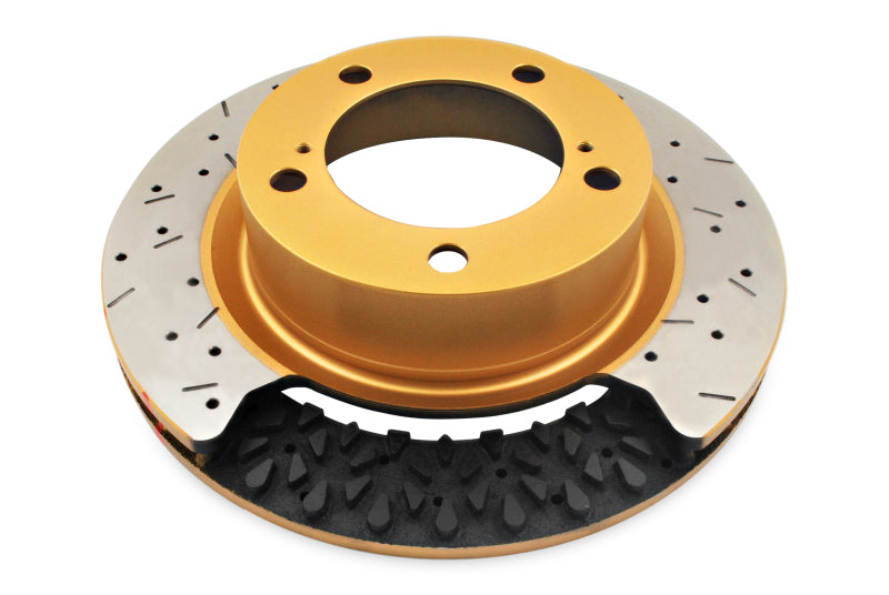 DBA 04-05 Mazda 3 2.3L / 06+ MazdaSpeed3 Rear Drilled & Slotted 4000 Series Rotor