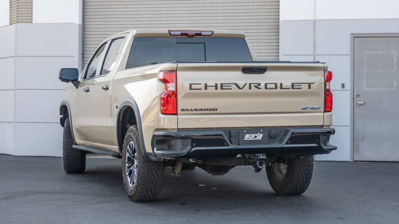Borla 22-23 Chevrolet Silverado 1500 ZR2 & AT4X 6.2L CC SB 147.5in WB Touring Cat-Back