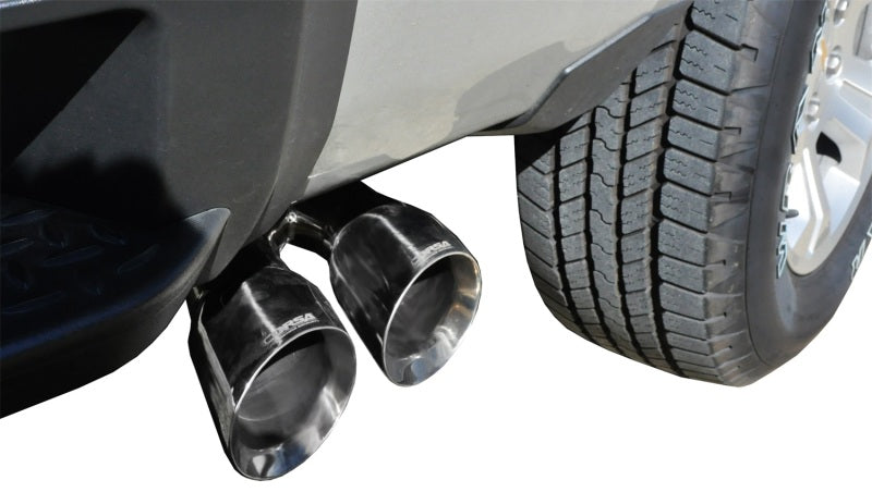 Corsa 14-19 GMC Sierra/Chevy Silv 1500 Reg. Cab/Std. Bed 5.3L V8 Polished Single Side CBExhaust