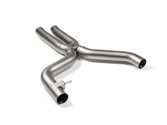 Akrapovic 2021+ BMW G87 M2, G80 M3 & G82 M4 Evolution Short Link pipe w/o Resonator (Titanium)